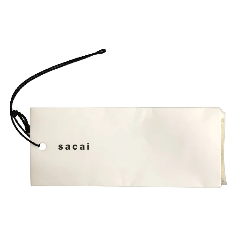 sacai / サカイ | チェック シアー 切替 アシンメトリー トレンチコート | 3 | レディース