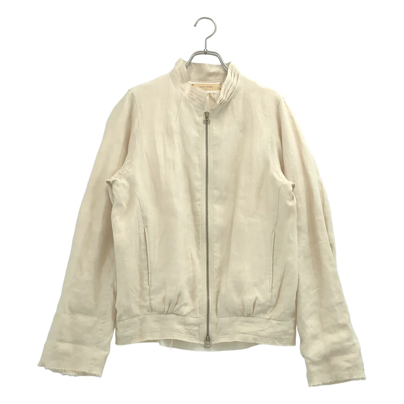 suzuki takayuki / スズキタカユキ | リネン カットオフ ジップアップ ブルゾン | 1 | レディース