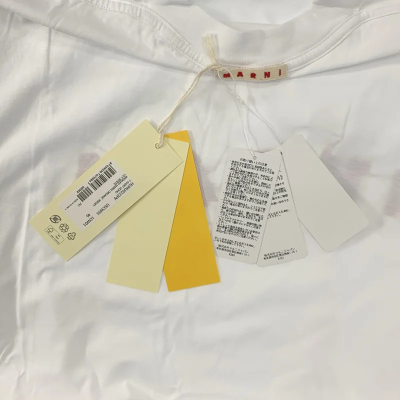 MARNI / マルニ | オーガニックコットン ロゴプリント Tシャツ | 46 | メンズ