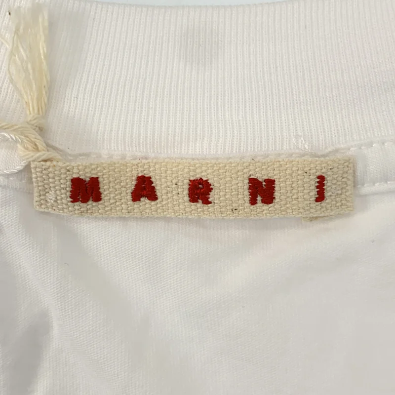 MARNI / マルニ | オーガニックコットン ロゴプリント Tシャツ | 46 | メンズ