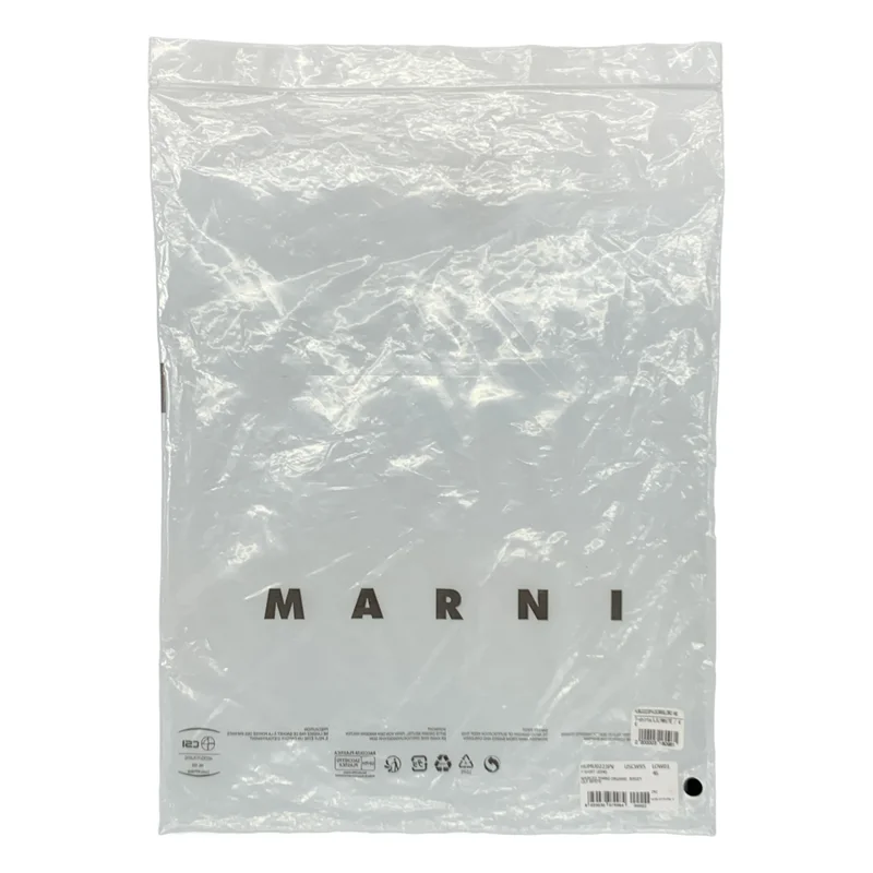 MARNI / マルニ | オーガニックコットン ロゴプリント Tシャツ | 46 | メンズ