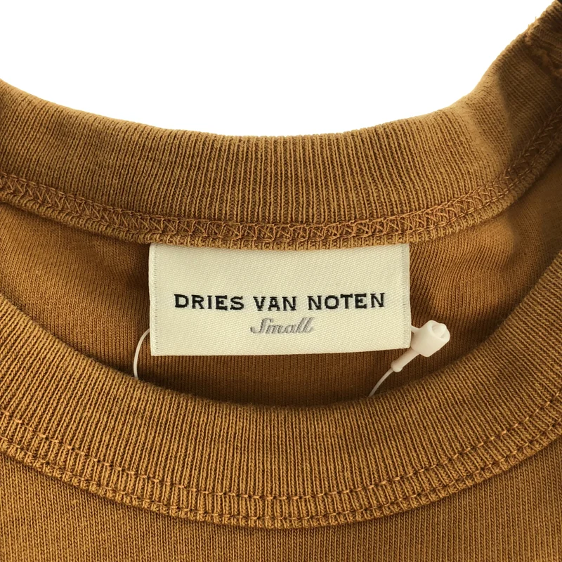 DRIES VAN NOTEN / ドリスヴァンノッテン | コットン ショルダーパッド ノースリーブ ワンピース | S | レディース