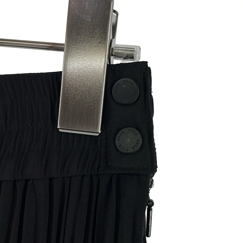 HYKE / ハイク | 2023SS | TAFFETA PLEATED SKIRT / ロゴボタン タフタ プリーツ スカート / 裏地付き | 1 | レディース