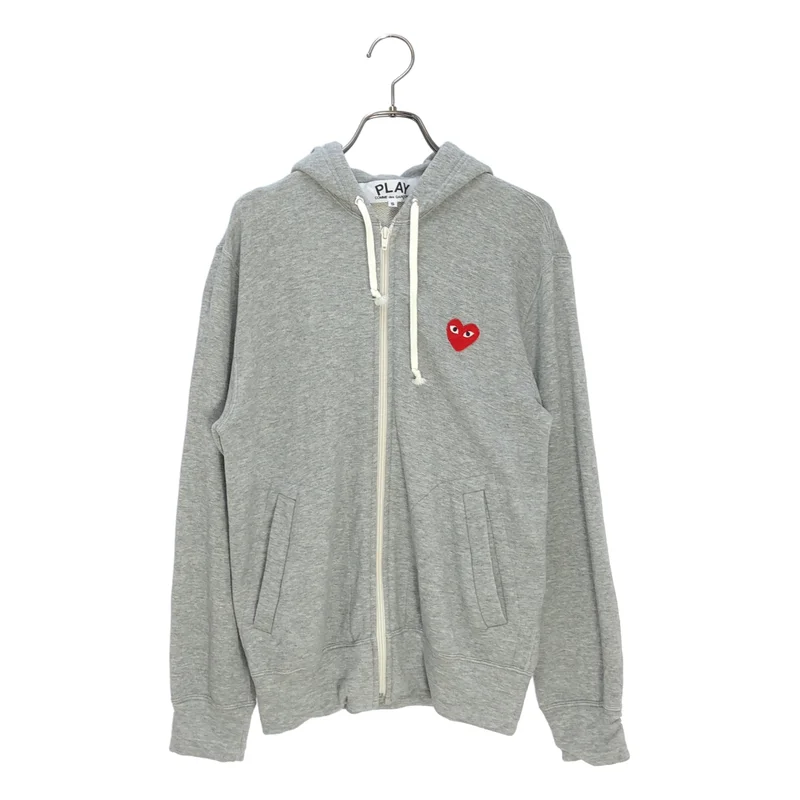 PLAY COMME des GARCONS / プレイコムデギャルソン | ハートパッチ ジップパーカー | S | レディース