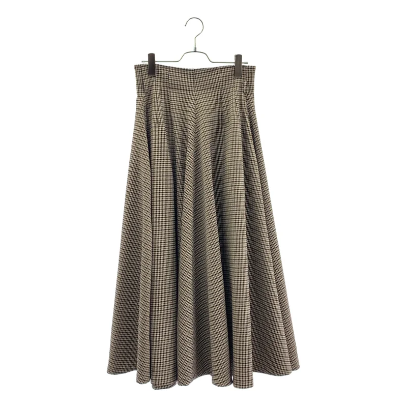 foufou / フーフー | checked skirt chidori 千鳥格子 チェック ロングスカート | 0 | レディース