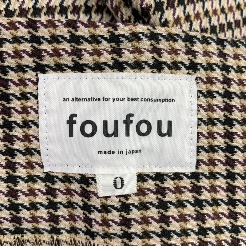 foufou / フーフー | checked skirt chidori 千鳥格子 チェック ロングスカート | 0 | レディース