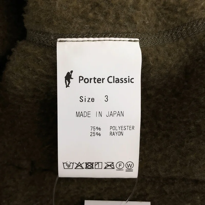PORTER CLASSIC / ポータークラシック | FLEECE SHIRT JACKET フリース シャツジャケット | 3 | メンズ