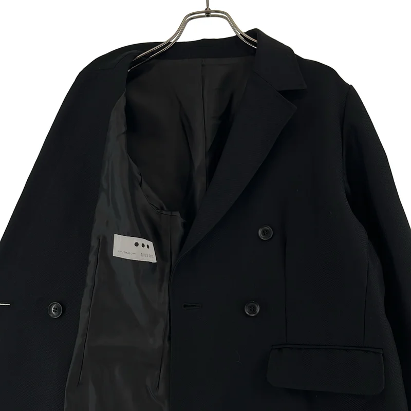 three dots / スリードッツ | Wool twill jacket / ダブルブレスト ジャケット | S | レディース