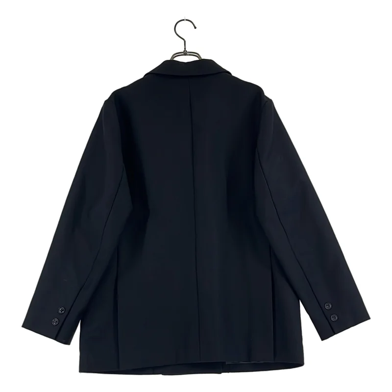 three dots / スリードッツ | Wool twill jacket / ダブルブレスト ジャケット | S | レディース
