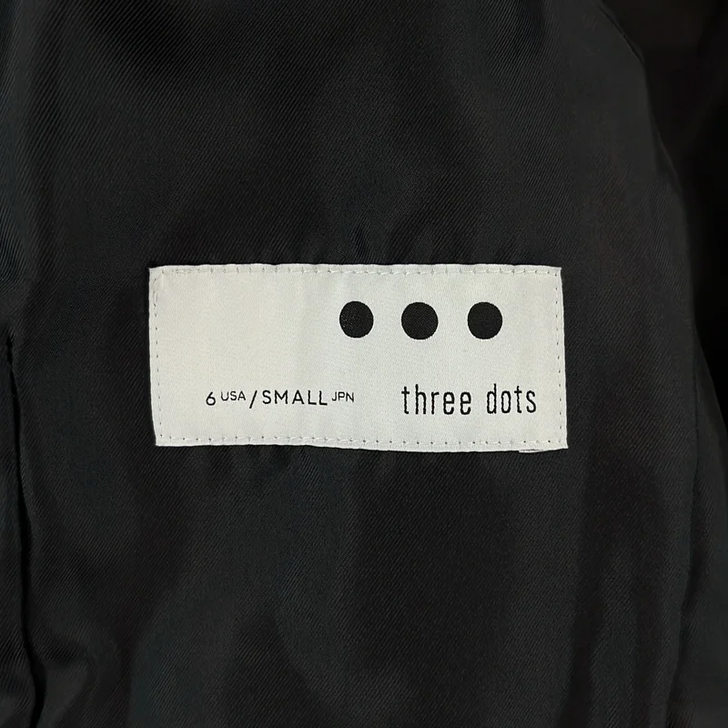 three dots / スリードッツ | Wool twill jacket / ダブルブレスト ジャケット | S | レディース