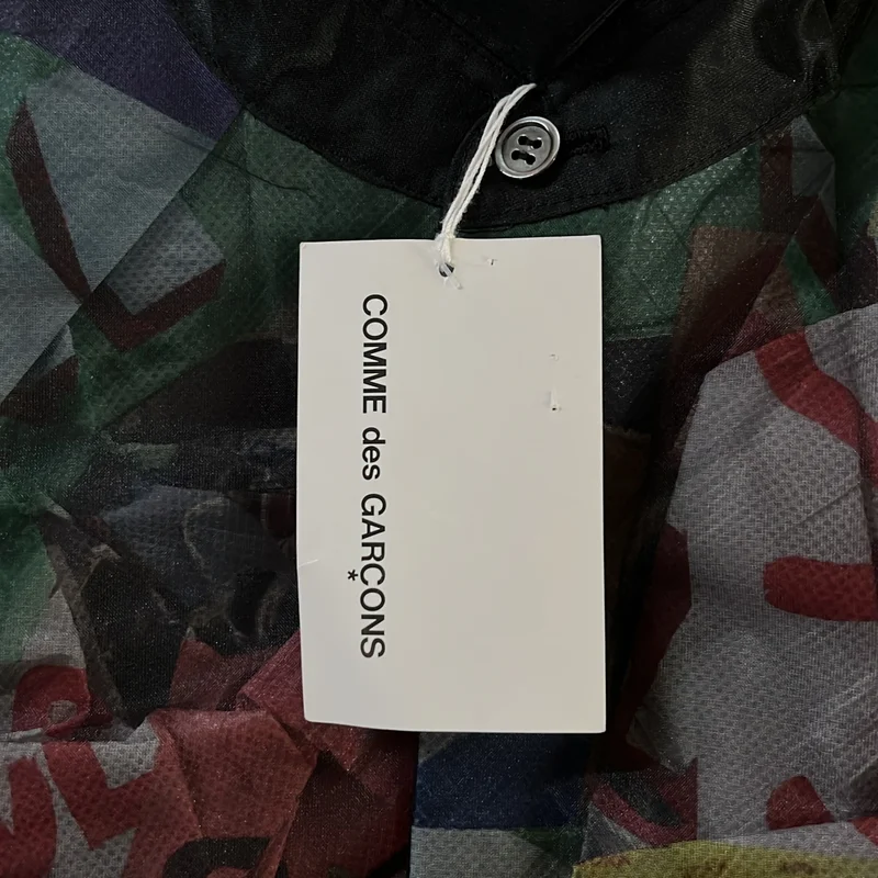 COMME des GARCONS / コムデギャルソン | 2025SS | チュールレイヤード プリントシャツ | S | レディース