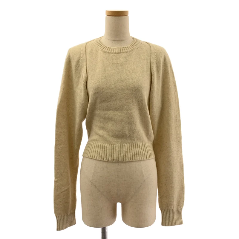 FUMIKA UCHIDA / フミカウチダ | 7G YAK SEPARATE BACK SWEATER レイヤーニット セーター | 36 | レディース