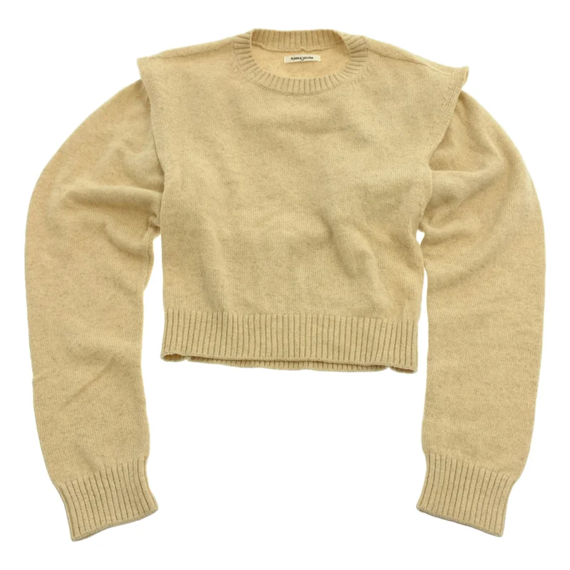 FUMIKA UCHIDA / フミカウチダ | 7G YAK SEPARATE BACK SWEATER レイヤーニット セーター | 36 | レディース