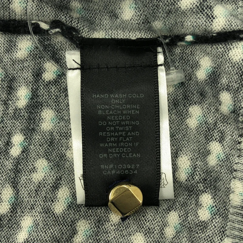 MARC BY MARC JACOBS / マークバイマークジェイコブス | コットン 総柄 ニット カーディガン | XS | レディース
