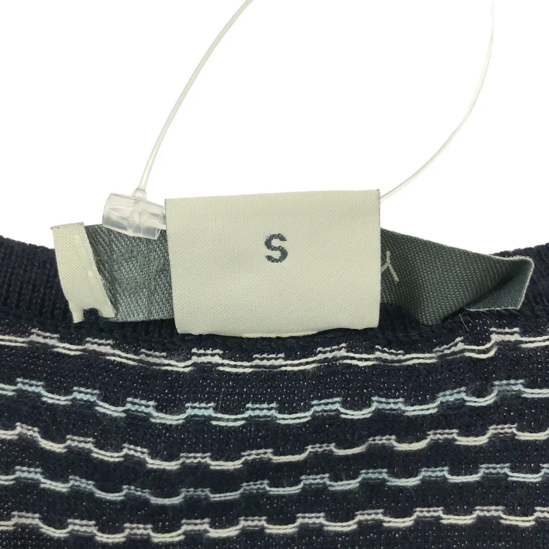 JOHN SMEDLEY / ジョンスメドレー | 海島綿 シーアイランドコットン 総柄 ノースリーブニット タンクトップ | S | レディース