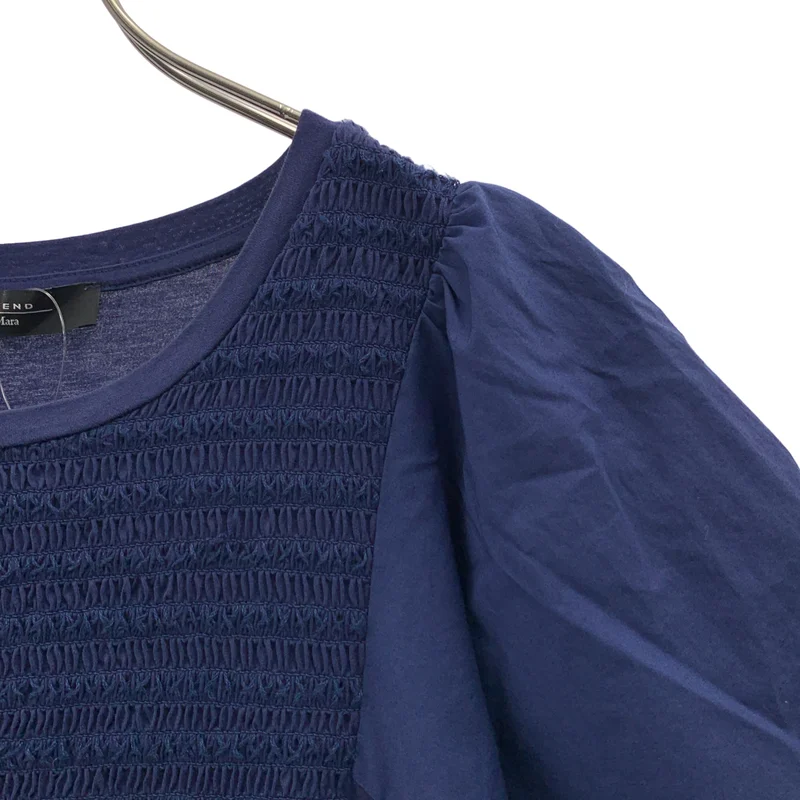 WEEKEND MAX MARA / ウィークエンドマックスマーラ | パフスリーブ ギャザー ボリューム ドレス ワンピース |