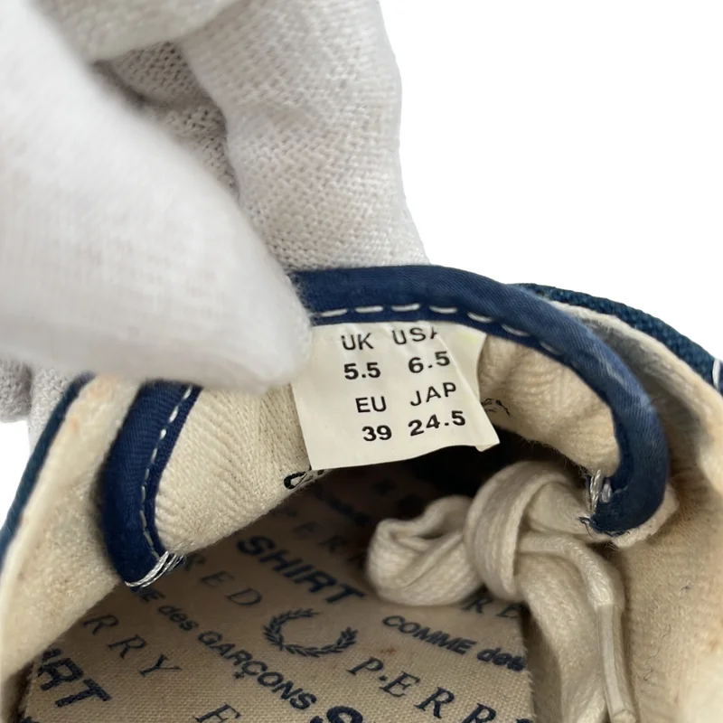 COMME des GARCONS SHIRT / コムデギャルソンシャツ | × FRED PERRY ローカット スニーカー | 24.5 | レディース
