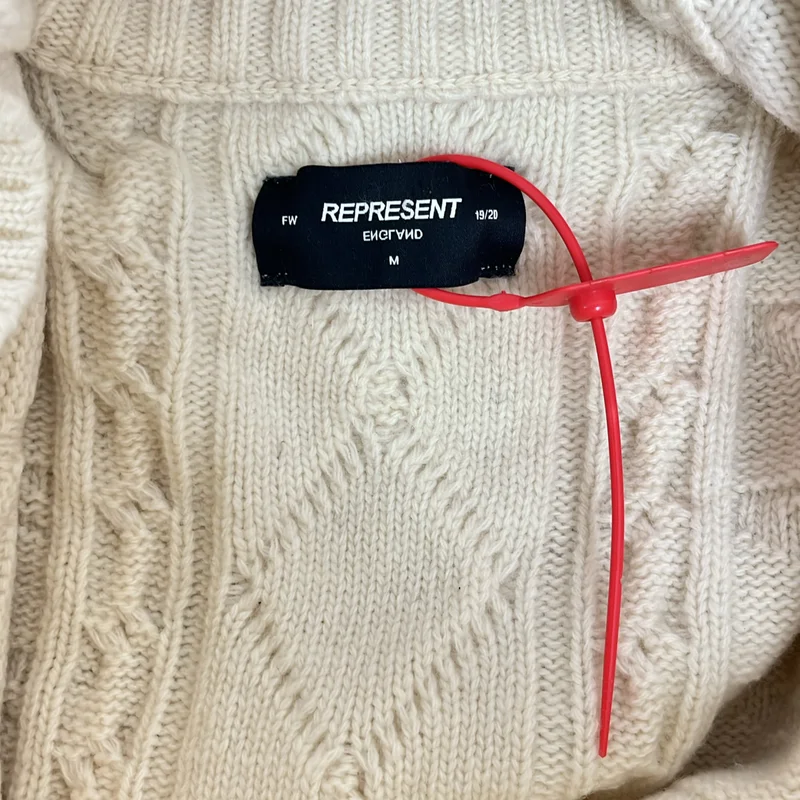 REPRESENT / リプレゼント | ハイネック ケーブル ニット | M | メンズ