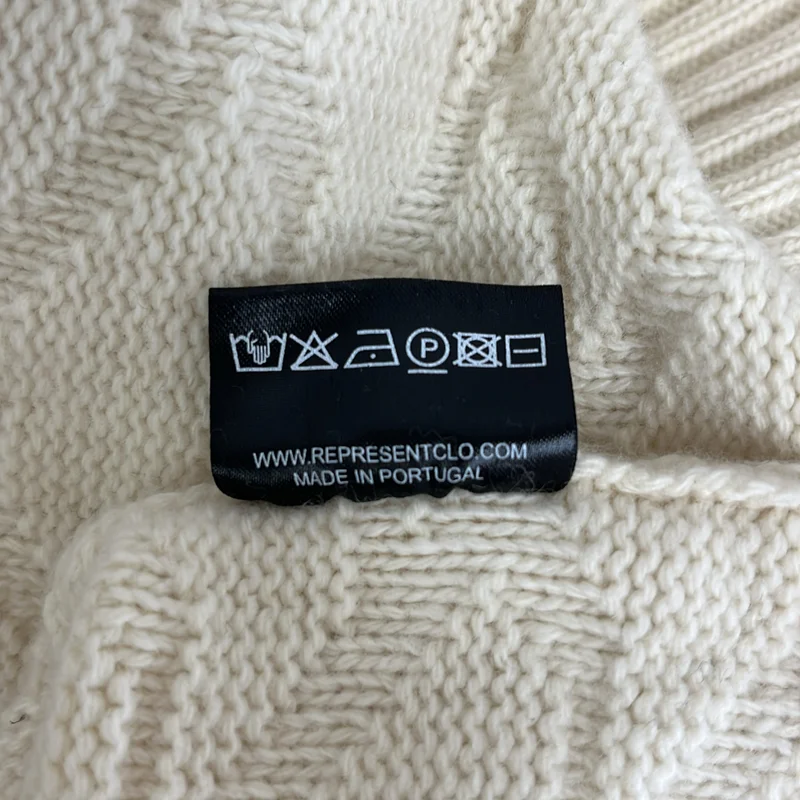 REPRESENT / リプレゼント | ハイネック ケーブル ニット | M | メンズ