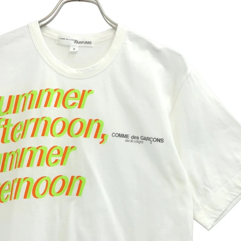 COMME des GARCONS Parfums / コムデギャルソンパルファム | ロゴ プリント Tシャツ | S | レディース