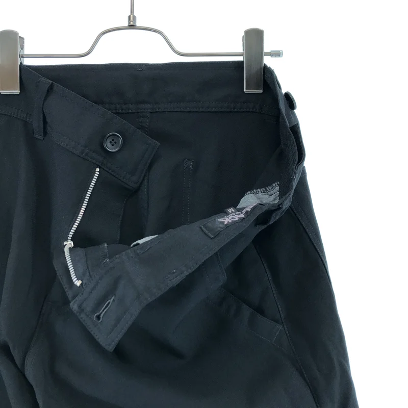 BLACK COMME des GARCONS / ブラックコムデギャルソン | 2011AW | ポリエステル縮絨 クロップドパンツ | M | メンズ