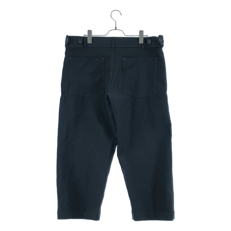 BLACK COMME des GARCONS / ブラックコムデギャルソン | 2011AW | ポリエステル縮絨 クロップドパンツ | M | メンズ
