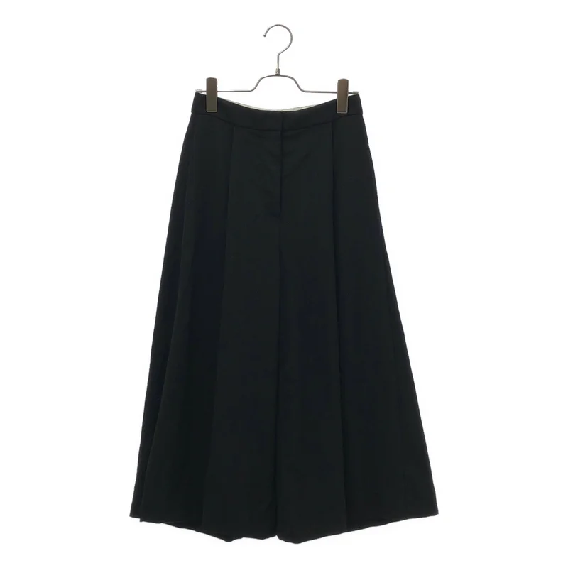 STELLA McCARTNEY / ステラマッカートニー | ウール タック フレア ワイドパンツ | 34 | レディース