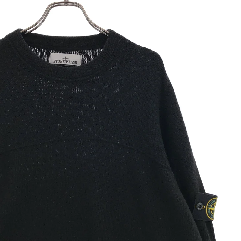 STONE ISLAND / ストーンアイランド | ラムウール クルーネック ニット | L | メンズ