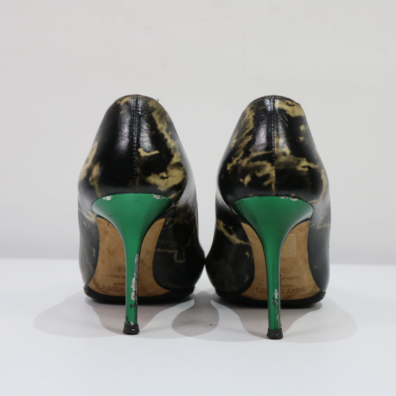 JIMMY CHOO / ジミーチュウ | タイダイパテントポインテッドトゥ