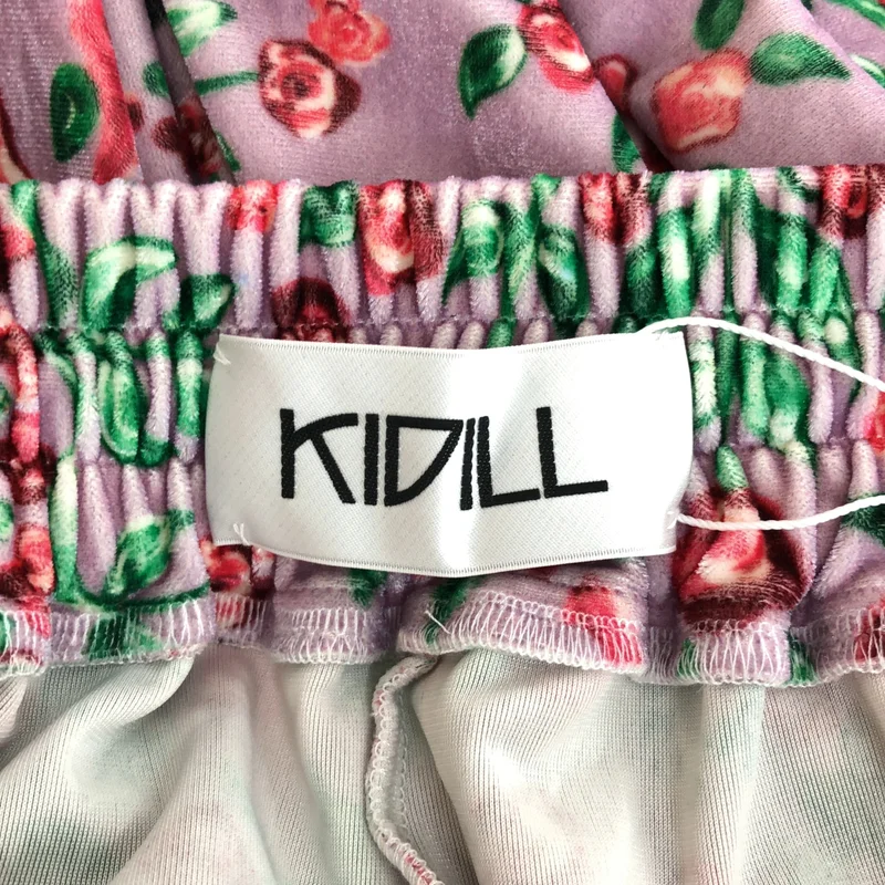 KIDILL / キディル | 2023AW | × MAYA SHIBASAKI / Wide Velour Pants / 総柄 ワイドベロアパンツ | 42 | メンズ