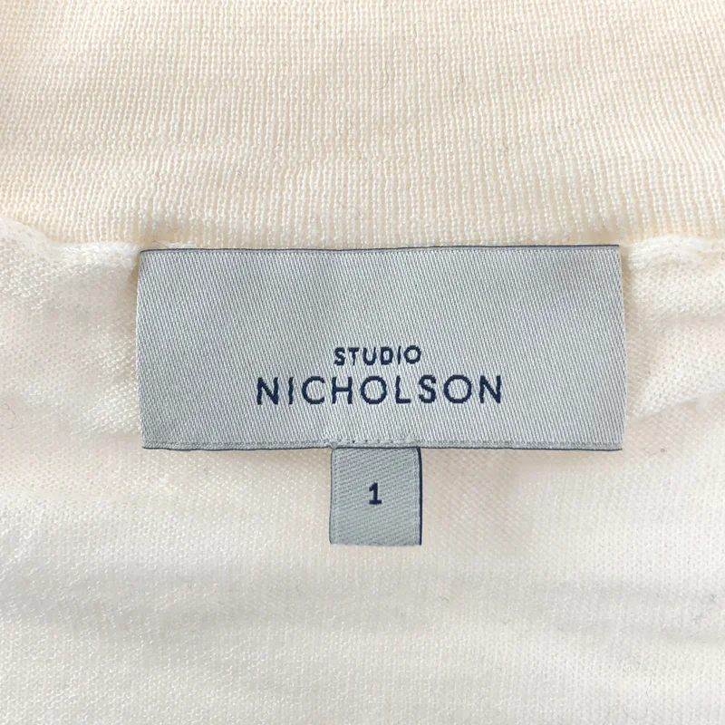 Studio Nicholson / スタジオニコルソン | ウール シルク混 ハイネック ニット | 1 | レディース