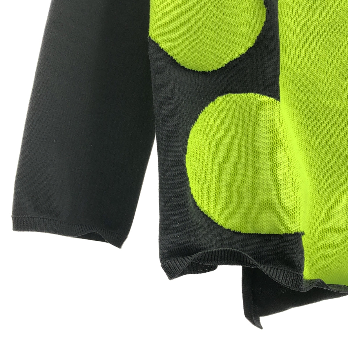 COMME des GARCONS / コムデギャルソン | 2022SS | フラワージャガードニット プルオーバー | S | ブラック/イエロー | レディース COMME des GARCONS / コムデギャルソン | 2022SS | フラワージャガード