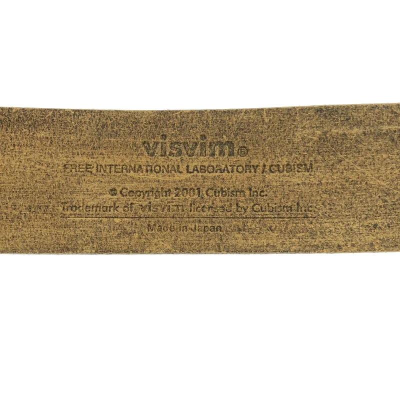 visvim / ビズビム | PLAIN BELT レザー プレーンベルト | 32 | その他