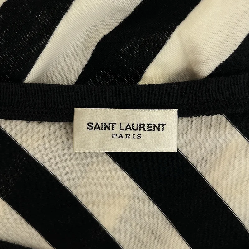 SAINT LAURENT PARIS / サンローランパリ | アシンメトリーTシャツ_半袖 | M | レディース