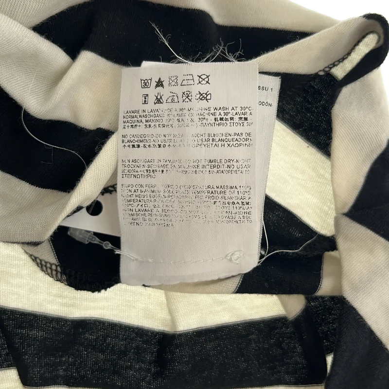 SAINT LAURENT PARIS / サンローランパリ | アシンメトリーTシャツ_半袖 | M | レディース