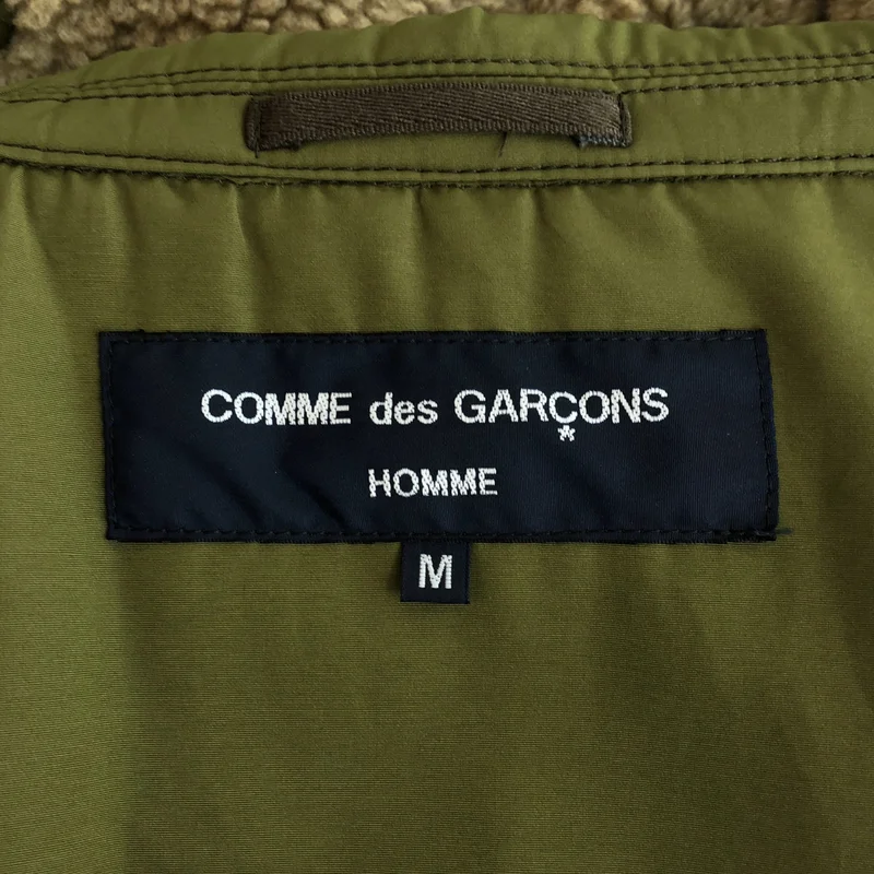 COMME des GARCONS HOMME / コムデギャルソンオム | 2020AW | コットン ナイロン ボア切り替え テーラードジャケット | M | メンズ