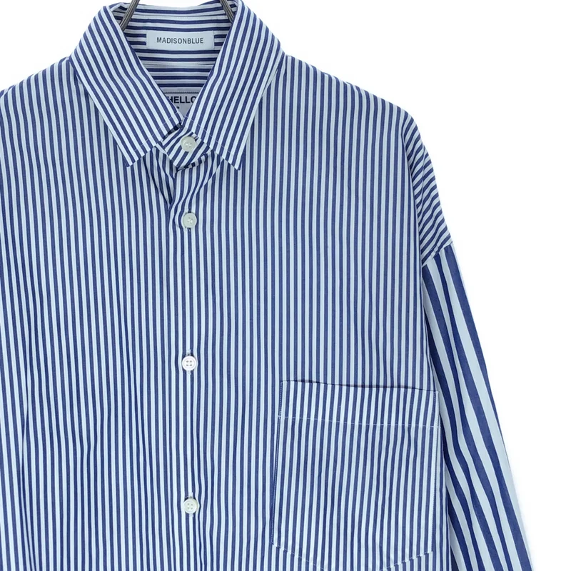 MADISON BLUE / マディソンブルー | 2025AW | J.BRADLEY NARROW SH MULTI ストライプシャツ | XS | レディース
