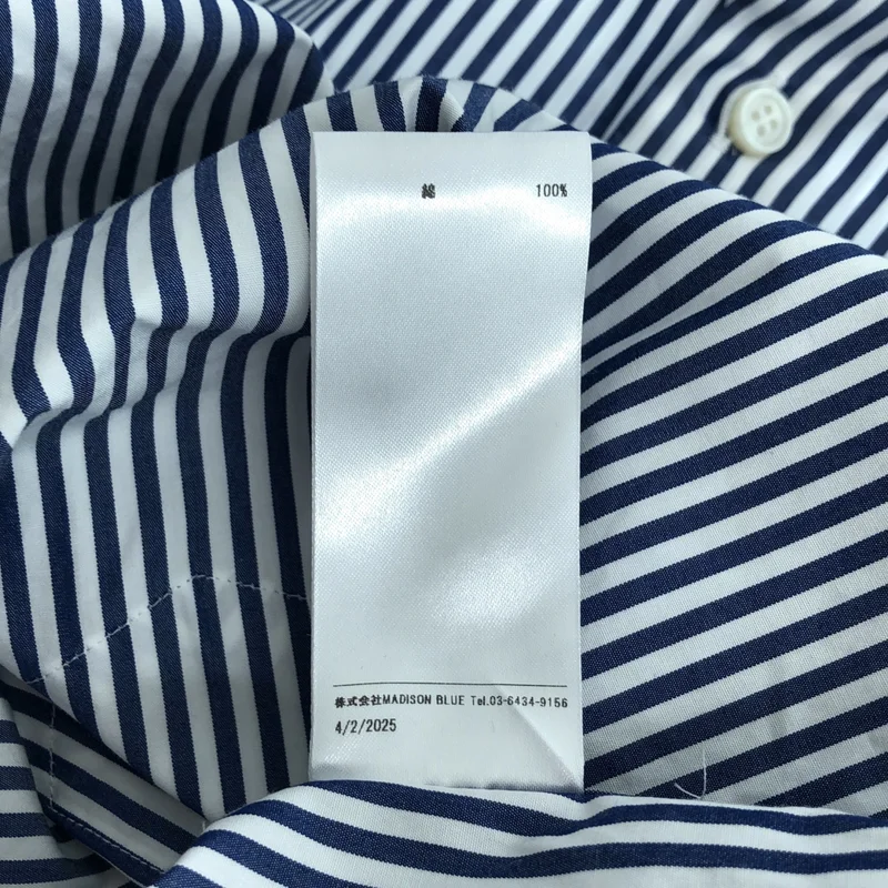 MADISON BLUE / マディソンブルー | 2025AW | J.BRADLEY NARROW SH MULTI ストライプシャツ | XS | レディース