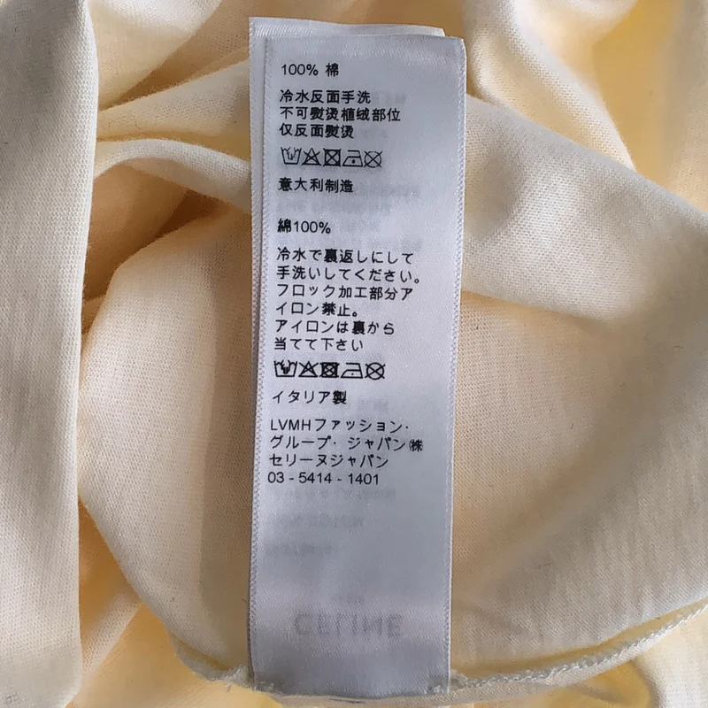 CELINE / セリーヌ | エディ期 REFRESH YOURSELF プリントTシャツ | M | レディース