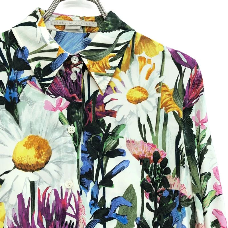 STELLA McCARTNEY / ステラマッカートニー | 2022SS | フローラルプリント ロングスリーブシャツ | 38 | レディース