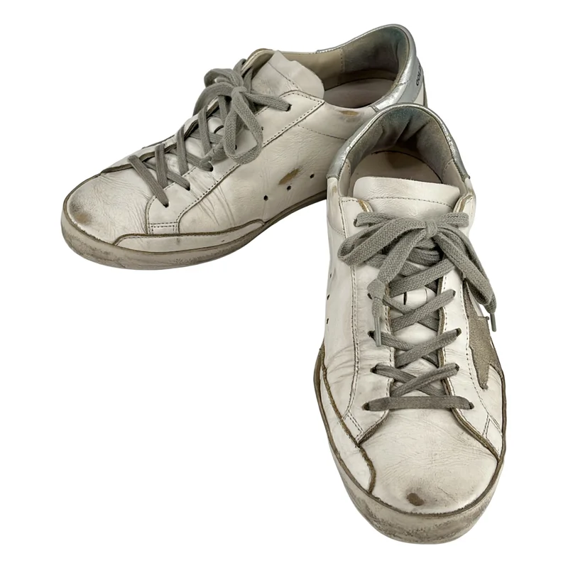 GOLDEN GOOSE / ゴールデングース | SUPERSTAR ダメージ加工 レザー スニーカー | 38 | レディース