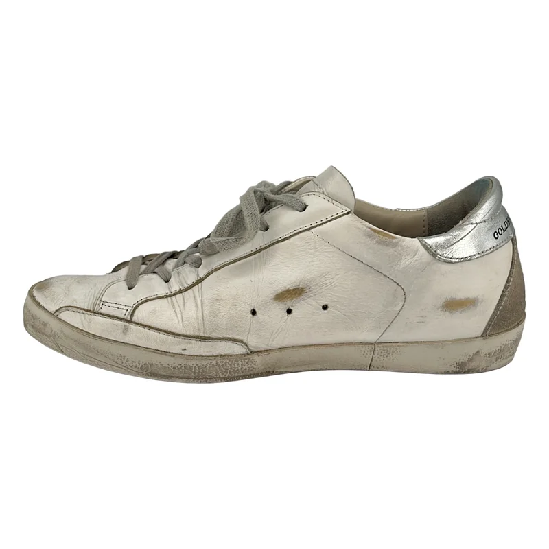 GOLDEN GOOSE / ゴールデングース | SUPERSTAR ダメージ加工 レザー スニーカー | 38 | レディース