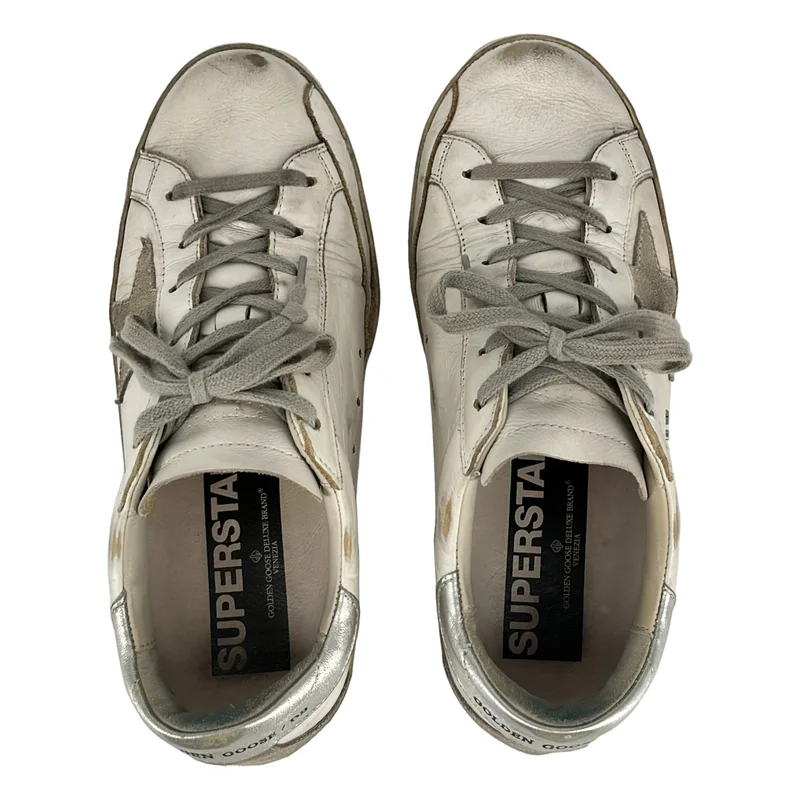GOLDEN GOOSE / ゴールデングース | SUPERSTAR ダメージ加工 レザー スニーカー | 38 | レディース