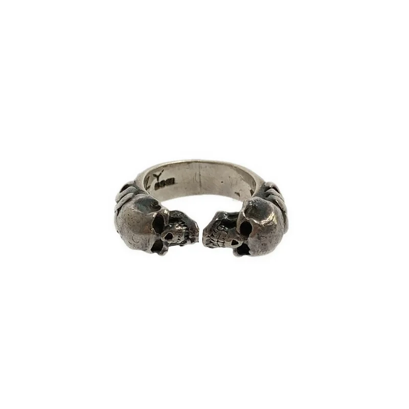 CRAZY PIG / クレイジーピッグ | SV925 Two Skulls Ring スカルリング