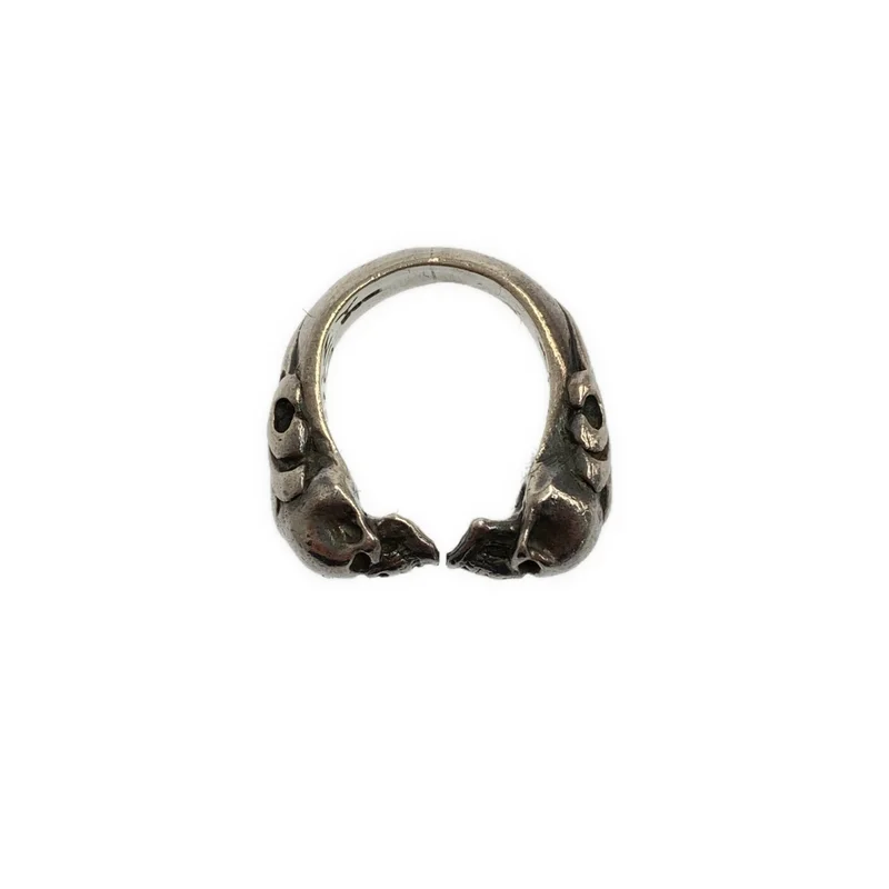 CRAZY PIG / クレイジーピッグ | SV925 Two Skulls Ring スカルリング |
