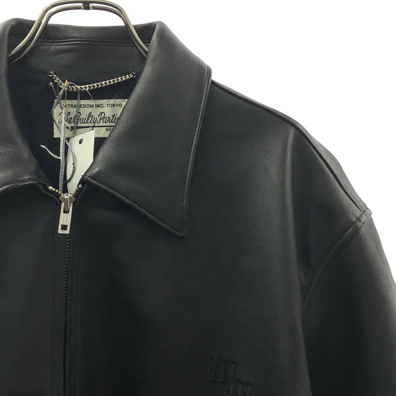 WACKO MARIA / ワコマリア | LEATHER BOMBER JACKET レザーボンバージャケット | S | メンズ