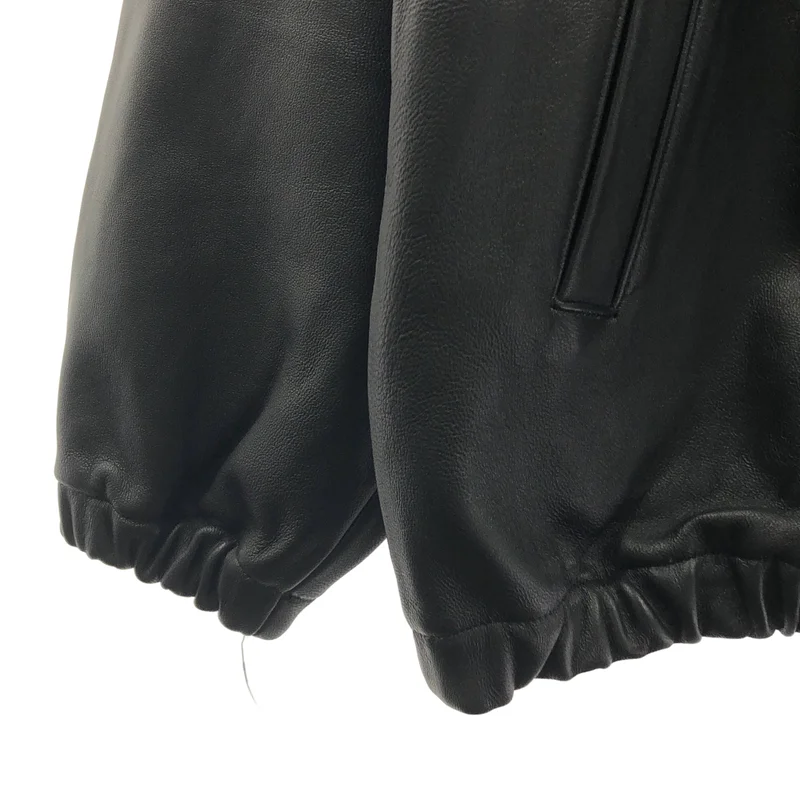 WACKO MARIA / ワコマリア | LEATHER BOMBER JACKET レザーボンバージャケット | S | メンズ