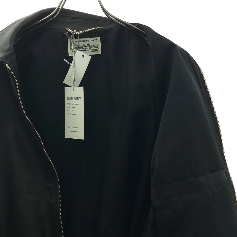 WACKO MARIA / ワコマリア | LEATHER BOMBER JACKET レザーボンバージャケット | S | メンズ
