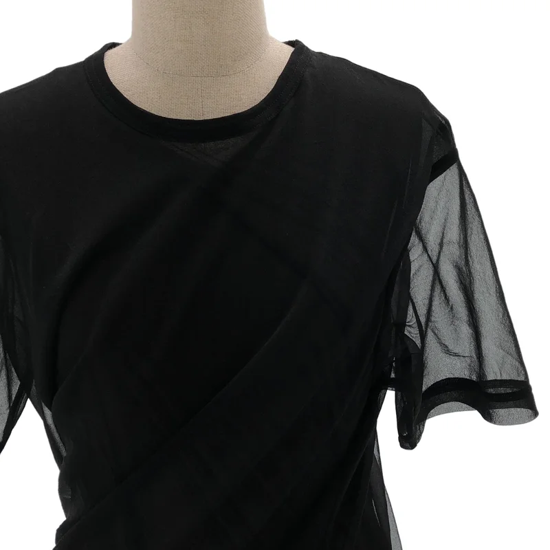 JUNYA WATANABE / ジュンヤワタナベ | 2024SS | ポリエステル 変形 カットソー | M | レディース