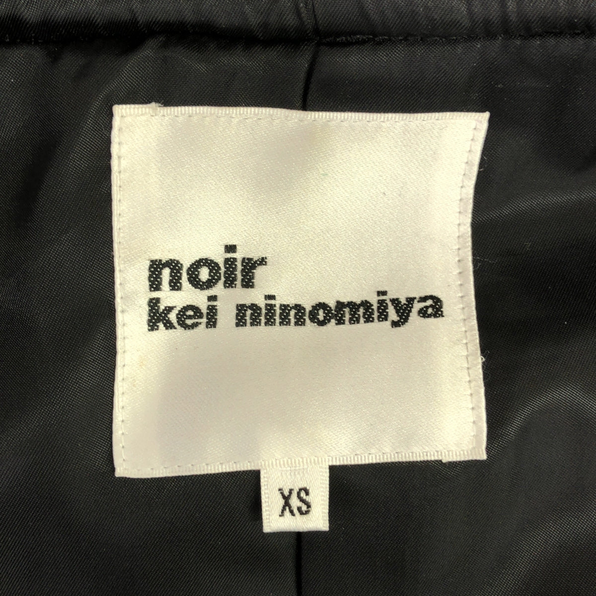 noir kei ninomiya / ノワールケイニノミヤ | 2015AW | ウール 装飾